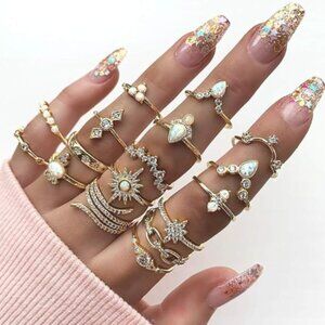 RINGS SET Stackable Rings Set for Women